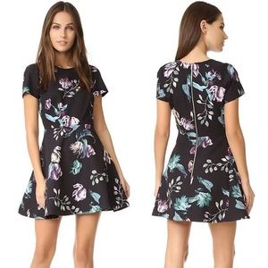 Stylestalker Dark Botanical Dress
